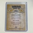 2015 Leaf National Convention Pete Rose Auto 3/5 Signed Baseball Card