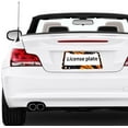 thumbnail image 6 of Orange Camouflage 2 Pcs License Plate Frames, Stainless Steel License Plate Cover, Matte License Plate Holder Car Accessories with Screw Caps (4 Holes), 6 of 7