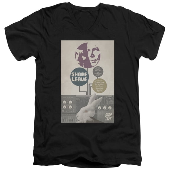 Star Trek - Tos Episode 15 - Slim Fit V Neck Shirt - Small