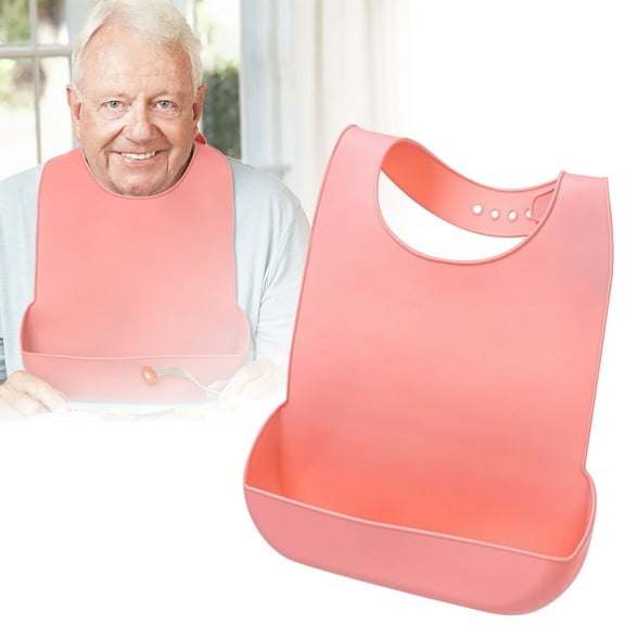 Apron Sleeve for Babies - Silicone Dining Bib with Pocket and Food Trap - Washable and Soft Feeding Bib for Comfortable Use