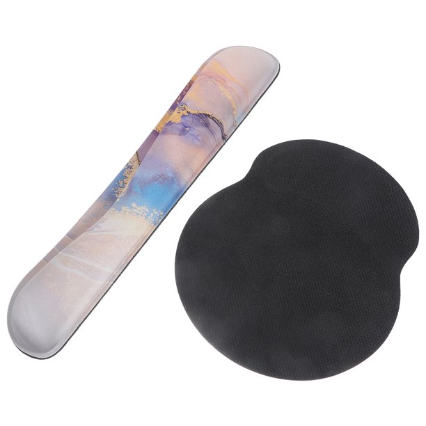 unbranded 1Jgo Mouse Pad Antideslizante Con Reposamuñecas Ergonómico De Espuma De Memoria Para Oficina