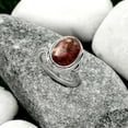 thumbnail image 3 of Natural Tourmaline Quartz 925 Sterling Silver Ring s.7.5 Jewelry R-1415 SDR164749, 3 of 5