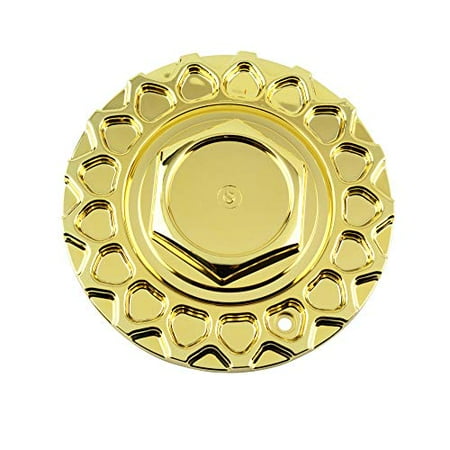 Set of 4 RS Style 5 168mm (6.61in) Wheel Center Caps Gold Fits for #09.24.08#247L169#135S170 Wheel