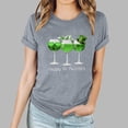 thumbnail image 1 of Pntutb T-Shirts à Manches Courtes Grande Taille pour Femmes T-Shirt Décontracté à Col Rond Imprimé pour la Saint-Patrick pour Femmes, 1 of 3
