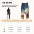 thumbnail image 4 of Lsque Western Desert Cloud Cowboy Print Women's Pajama Pants, Lounge Pant - Comfortable Home Wear,Elastic Waistband, Stylish Design-Large, 4 of 9