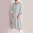 Icvfdpl Mens Shirts Summer Short Sleeved Leggings Robe Solid Color One