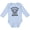 AE-Light Blue, variant on Inktastic Handpicked for Earth By My Auntie in Heaven with Angel Wings Boys or Girls Long Sleeve Baby Bodysuit
