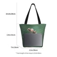 thumbnail image 2 of Goofa Squirrel Pattern Tote Bags,Large Capacity Bag,Beach Tote with Zipper Closure, Large Capacity and Foam Padding, 2 of 6