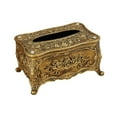 thumbnail image 5 of European Style Rose Tissue Box Cover, Napkin Dispenser, Elegant Design Storage Organizer, Paper Holder for Countertop Office Kitchen Decoration Small Bronze, 5 of 8