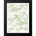 thumbnail image 2 of USGS 11x14 Black Modern Framed Museum Art Print Titled - Camden Illinois Quad - USGS 1981, 2 of 5