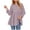 #01_Purple, variant on Womens Swiss Dot Babydoll Blouses Long Sleeve Maternity Tops Pleated Flowy Tunic Work Shirts