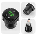 thumbnail image 5 of 12V/24V Touch Digital Clock for Automotive Car Boat Motorcycle LED Display Hours Minutes Car Panel Electronic Clock Waterproof, 5 of 5
