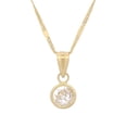 thumbnail image 1 of Cadena Gargantilla Casa del Anillo Oro Sólido 10k Amarillo Piedra 6 Mm, 1 of 5