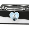 thumbnail image 2 of Good And Perfect Will of God Bible Verse Faith Heart Bracelet Bangle, 2 of 10