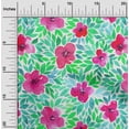 thumbnail image 2 of oneOone Cotton Cambric Light Green Fabric Florals Craft Projects Decor Fabric Printed By The Yard 42 Inch Wide, 2 of 4