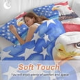thumbnail image 5 of American Flag Bedding 3 Piece Duvet Cover Set Twin Size, Country Eagle Independence Day Blue Red Soft Microfiber Comforter Cover with Zipper Closure & Pillowcases, Wrinkle & FadeResistant Quilt Cover, 5 of 9