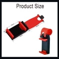 thumbnail image 2 of HUGFEGWE Car Steering Wheel Phone Mount, Red, Portable Electronic Device Mount, Compatible with iPhone and Samsung U2537-6039, 2 of 7