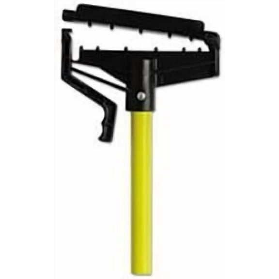 Quick-Change Mop Handle, 60", Fiberglass, Yellow