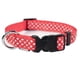 thumbnail image 1 of Todos los collares eléctricos para cercas para perros son compatibles con la correa de repuesto resistente: lunares rosas, 1 of 5