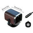 thumbnail image 2 of Oliegs Heated Blanket 2 In 1 Portable Heater With 360° Rotation Windshield Heater 150w Heater For Vehicle Heating/ Switchable Plugs Into For Chocolate, 2 of 4