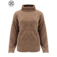 thumbnail image 5 of Luxtrada Women’s Long Sleeves Turtleneck Fleece Sweater Oversized Loose Fitting Sweatshirt Thermal Top Warm, 5 of 7