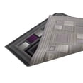 thumbnail image 7 of HR-Rugs Silver/Black and Gray Abstract Geometric Modern Squares Pattern Area Rug 7'8" x 10'2", 7 of 7