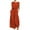 Orange, variant on Oalirro Sleeveless Jumpsuits for Women with Pocket Jumpsuits for Women Casual L