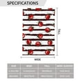 thumbnail image 3 of Wukai Ladybugs on Black and White Striped1 Garden Flags Double Sided Welcome Garden Yard House Flags Outside Outdoor House (Only Flag), 3 of 8