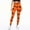 Orange, variant on Uaswgudfs Textured Compression Yoga Pants Women High-Waisted - Sculpting Side Panels with 4-Way Stretch, Support Workout Running Active Wear