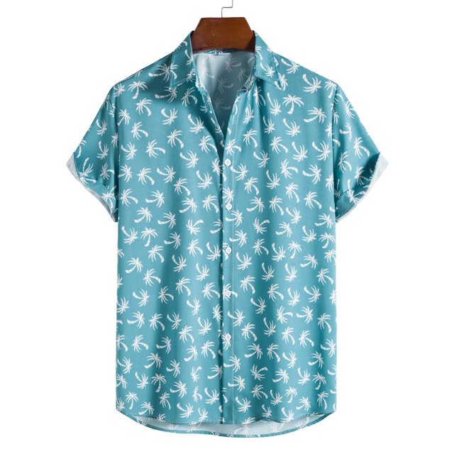 Vintage Short Sleeve Shirt Men Hawaiian Shirt 2022 Summer New Floral Print Beach Shirts Men Clothing Camisa Hawaiana Hombre Xxl