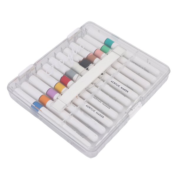 Bolígrafo De Dibujo De 12 Colores, Bolígrafos De Pintura Acrílica, Trazos Más Suaves, Agarre Cómodo Para Tarjetas De Felicitación Para Madera, Vidrio, Tela Plástica