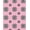 Pink, Pattern 2, variant on ODIKA 4'x6' Machine Washable Non-Slip Area Rug, Velvety Boho Medallion Eclectic Artistic High Traffic Rug, Black, 539555