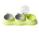 thumbnail image 1 of Juego de tazones para comida con botella de agua para mascotas, tazones de comida para agua para mascotas, tazones para comida para perros con botella alimentadora de agua, tazones para gatos con botella dispensadora de agua, funcionalidad inteligente, 1 of 8