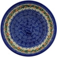 thumbnail image 2 of Polish Pottery 7-inch Bowl (Elegant Garland Theme) Hand Painted in Boleslawiec, Poland + Certificate of Authenticity, 2 of 6