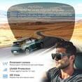 thumbnail image 3 of TINHAO Oversized Square Fit Over Glasses Sunglasses for Men, Polarized UV400 Wear Over Prescription Glasses for Driving Fishing Hiking Cycling Outdoor, 3 of 6
