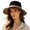 Black, variant on Sun Hats for Women Unisex Hat Western Cowboy Wide Brim Beach Hat Outdoor Activities Sun Protection Cap
