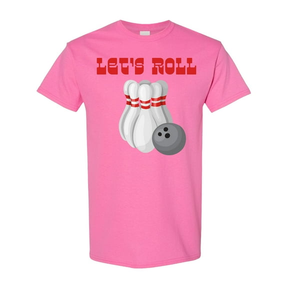 Inktastic Let's Roll Bowling T-Shirt