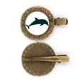 thumbnail image 1 of Bleu Océan Rationaliser Nager Dauphin Coiffure Broche Coiffure Clip Barrette, 1 of 3
