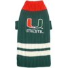 Pet Miami Hurricanes Sweater Small
