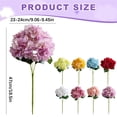 thumbnail image 3 of Artificial Hydrangea Flowers with Stems for Home Decor - Realistic Hydrangea Blooms for Wedding Table Centerpiece And Party Decoration Ciozy, 3 of 9