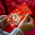 thumbnail image 2 of HINTRMENT Enveloppes Rouges Chinoises avec Éléments Traditionnels pour la Maison en Papier Épais Taille Appropriée pour Cartes de Vœux, 2 of 6