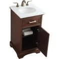 thumbnail image 3 of 19 in. Single Bathroom Vanity set in teak, 3 of 18