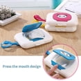 thumbnail image 2 of Tissue Box Dispenser Baby Paper Holder Tissue Boxes For Outdoor Travel Stroller Wet Wipes (white&yellow) Hy, 2 of 5