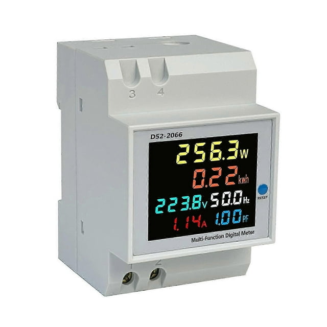 6in1 Ac 110v 220v 380v 100a Power Meter Electric Energy Meter Power Monitor