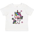 thumbnail image 3 of Inktastic Fitness Unicorn Weightlifting Girls Toddler T-Shirt, 3 of 5