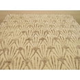 thumbnail image 4 of EORC VC1002IV810 7 ft. 9 x 9 ft. 9 Hand Tufted Wool &Viscose Montego Transitional Trellis Rug, Ivory, 4 of 5