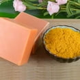 thumbnail image 3 of Jabón de Jengibre y Cúrcuma | Alivio Del Dolor Muscular, Salud Digestiva, 100 G, Hidratante, Reafirmante, Masaje de Pies | 1 Pastilla, 3 of 7
