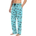 thumbnail image 5 of Top-kevin Funny Dolphin Pajama Pants Men's Lounge Pants Straight-Fit Men Pajama Bottoms, 5 of 7
