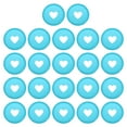thumbnail image 1 of Unique Bargains Disques de Reliure en Plastique, Bleu, Lot de 22, 1 of 6