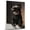 Affenpinscher, variant on Barbet Cute Dog Skiing Stretched Canvas Size 8x12 – Retro Barbet Dog Batter in Action With Skiing for Themed Living Room